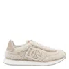 Dolce & Gabbana Casual Round Toe Sneakers With Teddy Effect In White