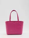 Dolce & Gabbana Fuchsia Shoulder Bag With Logo Dg In Pink