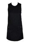 Dolce & Gabbana Elegant Sleeveless Shift Mini Dress In Black