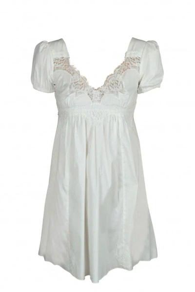 Dolce & Gabbana Dolce&gabbana Women Dress In White