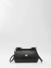 Dolce & Gabbana Elongated Sicily Calf Leather Shoulder Bag