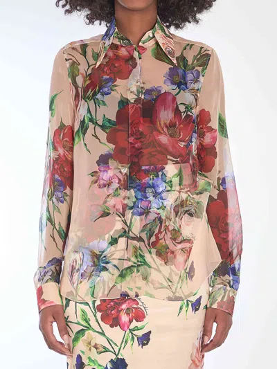DOLCE & GABBANA DOLCE&GABBANA WOMEN FIORI PRINT SKIRT