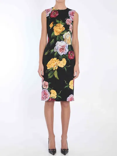 DOLCE & GABBANA DOLCE&GABBANA WOMEN FLORAL PRINT DRESS