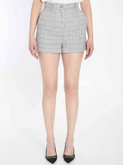 Dolce & Gabbana Dolce&gabbana Women Lamé Bouclé Shorts