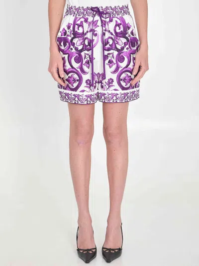 DOLCE & GABBANA DOLCE&GABBANA WOMEN MAIOLICA SHORTS