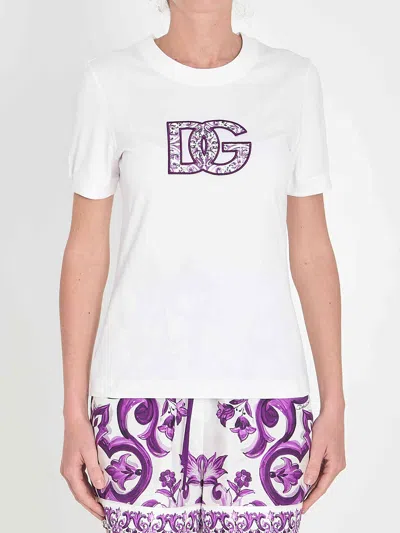 DOLCE & GABBANA DOLCE&GABBANA WOMEN MAIOLICA T-SHIRT