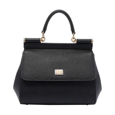 Dolce & Gabbana Dolce&gabbana Women Medium Sicily Handbag In Black