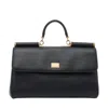 Dolce & Gabbana Medium My Sicily Bag In Black