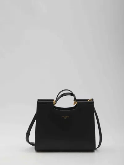 Dolce & Gabbana Dolce&gabbana Women Small Sicily Tote Bag In Black