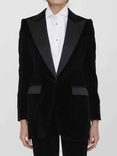 Dolce & Gabbana Dolce&gabbana Women Velvet Tuxedo Jacket