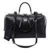 Dolce & Gabbana Calf Leather Shoulder Bag Vittoria Model In Black