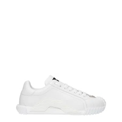 Dolce & Gabbana Dolce&gabbana Women's White Leather Sneakers
