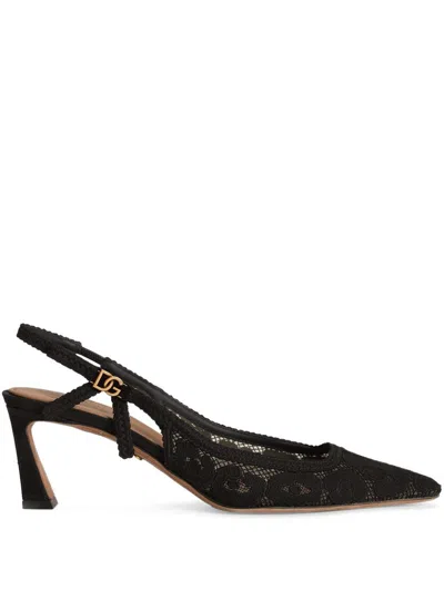 Dolce & Gabbana Dolce&gabbanalace Pumps With 60mm Back Strap