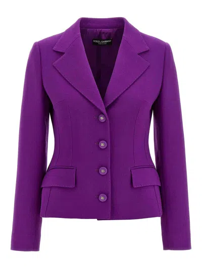 Dolce & Gabbana Dolce Blazer In Purple