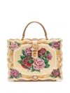Dolce & Gabbana Dolce Box Mini Bag In Gold