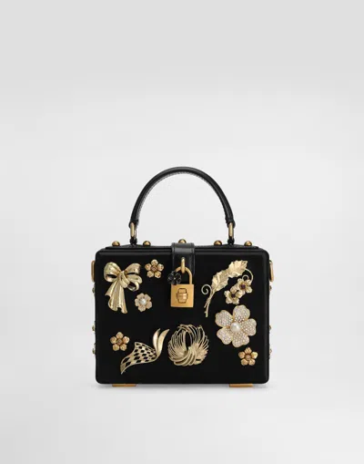 Dolce & Gabbana Dolce Box Handbag In Black