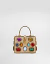 Dolce & Gabbana Dolce Box Handbag In Gold