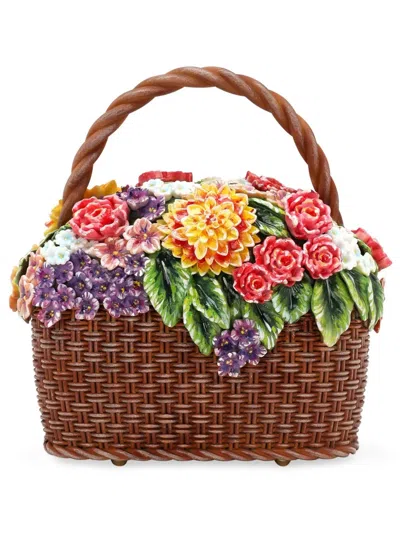 DOLCE & GABBANA DOLCE BOX LEATHER TOTE BAG