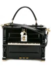 Dolce & Gabbana Dolce Box Piano Tote In Black