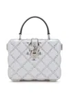 Dolce & Gabbana Dolce Box Rhinestone-embellished Bag In Metallic