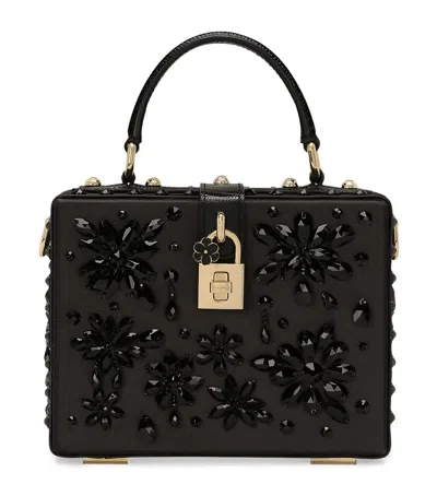 Dolce & Gabbana Dolce Box Top-handle Bag In Black
