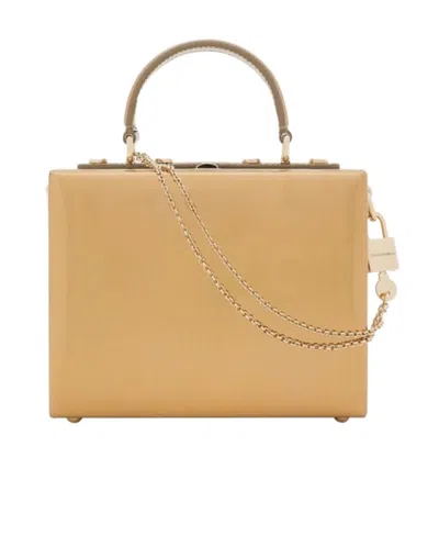 Dolce & Gabbana Dolce Box Tote Bag In Neutrals