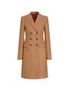 Dolce & Gabbana Dolce Double-breasted Wool Coat In Brown