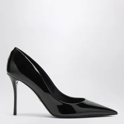 Dolce & Gabbana Dolce E Gabbana Black Patent Leather Mini Pumps