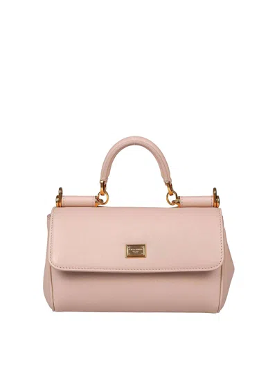 Dolce & Gabbana Dolce E Gabbana Sicily Handbag In Nude