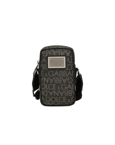 Dolce & Gabbana Bag Man Cross-body Bag Black Size - Other Fibres