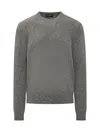 Dolce & Gabbana Crew Neck Sweater In Gray
