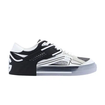 Pre-owned Dolce & Gabbana Custom 2.zero Low 'black Silver' | Men's Size 42