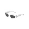 Dolce & Gabbana Dolce  Gabbana Eyewear Rectangular Frame Sunglasses In White