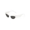 Dolce & Gabbana Cat-eye Sunglasses In White