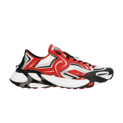 Pre-owned Dolce & Gabbana Fast Sneaker 'white Black Red' | Men's Size 40.5