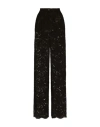Dolce & Gabbana Flared-leg Lace Pants In Black