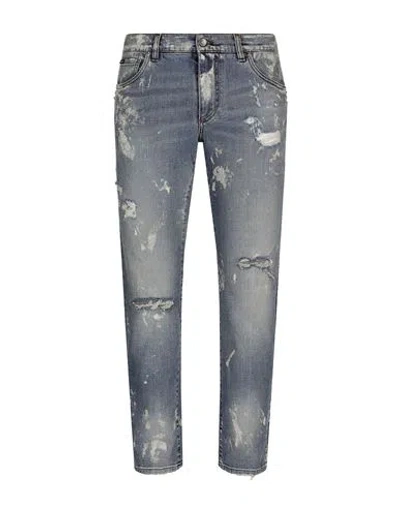 Dolce & Gabbana Jeans Pants Man Jeans Blue Size 38 Cotton