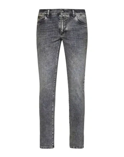 Dolce & Gabbana Jeans Pants Man Jeans Grey Size 36 Cotton