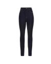 Dolce & Gabbana Deep Blue Stretch Denim Grace Jeans Woman Jeans Midnight Blue Size 1 In Blue