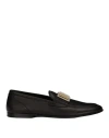 DOLCE & GABBANA DOLCE & GABBANA DOLCE & GABBANA LOAFERS MAN LOAFERS BLACK SIZE 8 LEATHER