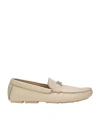 Dolce & Gabbana Logo-plaque Leather Loafers In Neutral