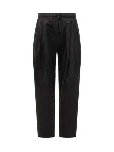 Dolce & Gabbana Men's Black Drawstring Trousers