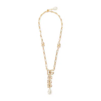 Dolce & Gabbana Necklace In Metallic