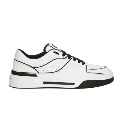 Pre-owned Dolce & Gabbana New Roma Low 'white Black' | Men's Size 41