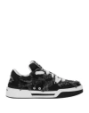 DOLCE & GABBANA DOLCE & GABBANA DOLCE & GABBANA NEW ROMA SNEAKERS MAN SNEAKERS BLACK SIZE 7 POLYESTER