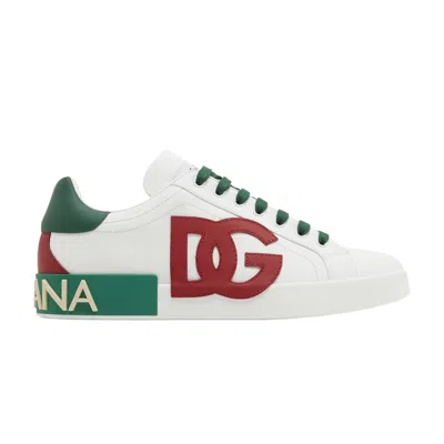 Pre-owned Dolce & Gabbana Portofino 'emerald Red' | White | Men's Size 41