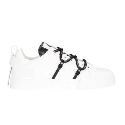 Pre-owned Dolce & Gabbana Portofino Low 'white' | Men's Size 46