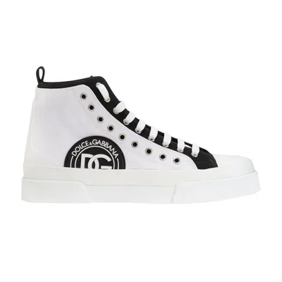 Pre-owned Dolce & Gabbana Portofino Mid 'two Tone' | White | Men's Size 41