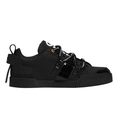 Pre-owned Dolce & Gabbana Portofino 'printed Logo - Black' | Men's Size 44