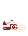 Dolce & Gabbana Logo-print Lace-up Sneakers In White
